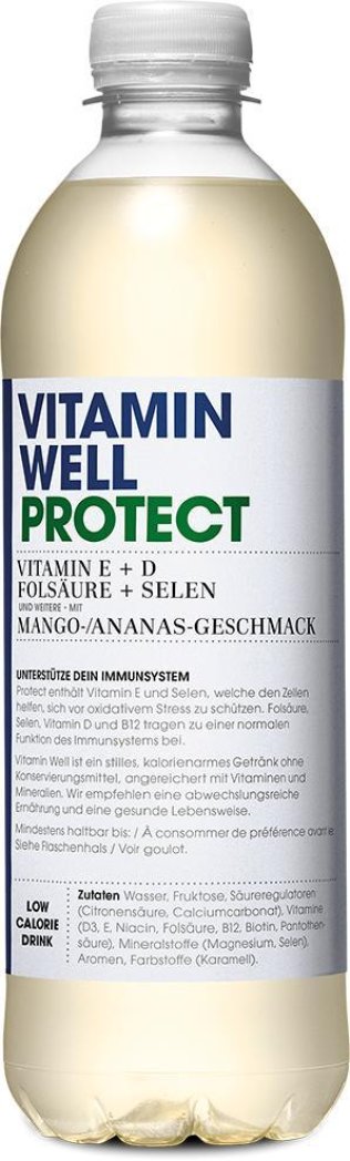 Vitamin Well Protect 50cl PET 12er Tray