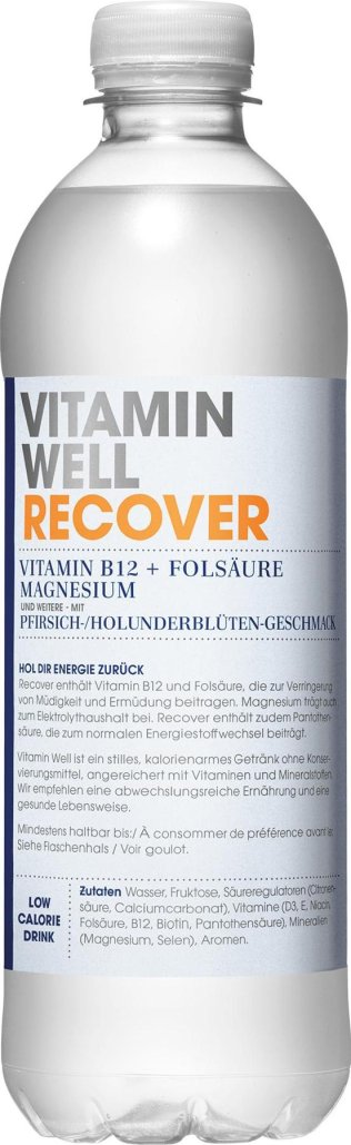Vitamin Well Recover 50cl PET 12er Tray