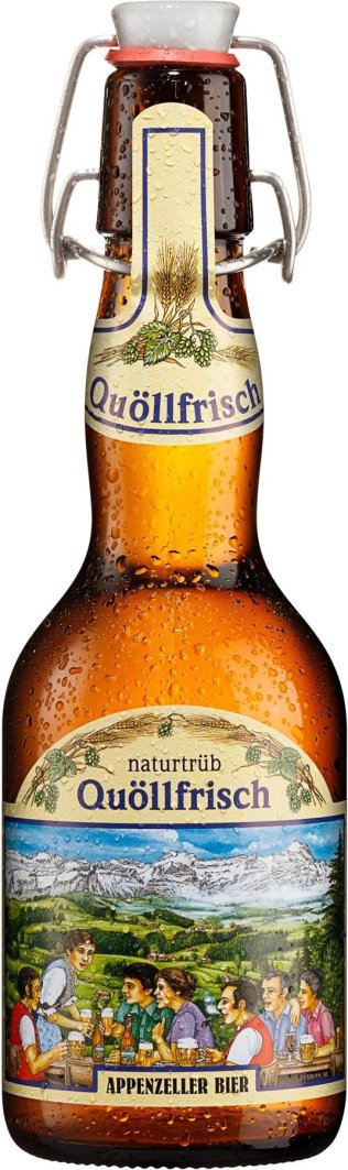Appenzeller Quöllfrisch Naturtrüeb 33cl MW B 20er Har