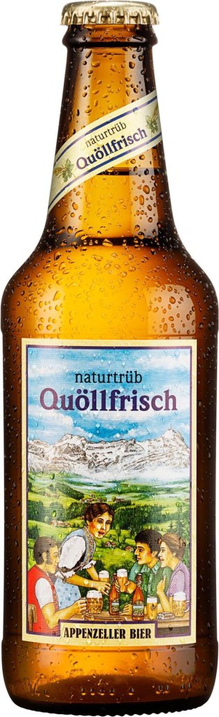 Appenzeller Quöllfrisch Naturtrüeb 33cl EW 10er Kart.