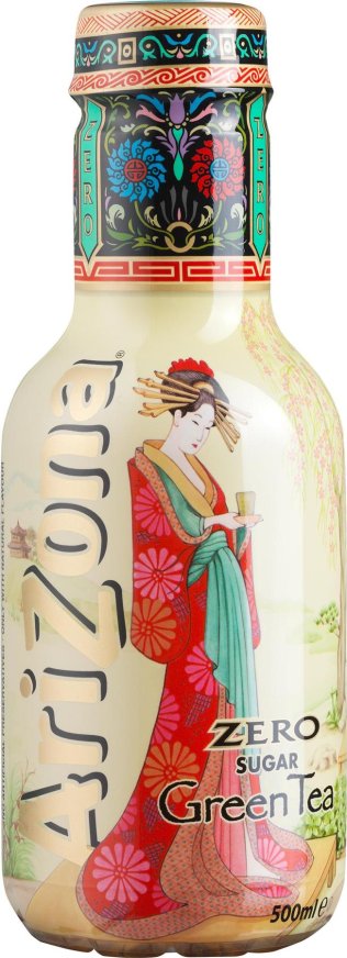 AriZona Green Tea Zero 50cl PET 6er FOP