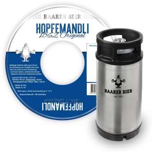 Baarer Hopfemandli 1862 Original Tank 20 Lt 100cl 20L Tank