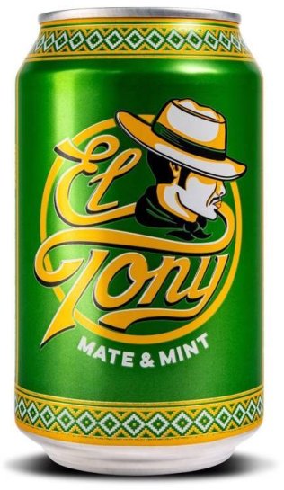 El Tony Mate & Minze 33cl Dose 24er Tray