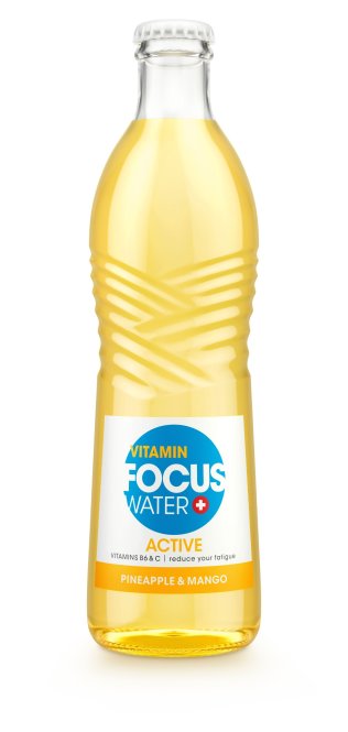 Focus Water Active, Exotic Ananas & Mango 33cl MW 24er Har