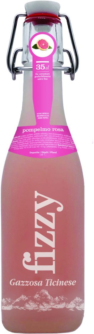 Gazzosa Fizzy Pompelmo rosa 35cl MW B 20er Har