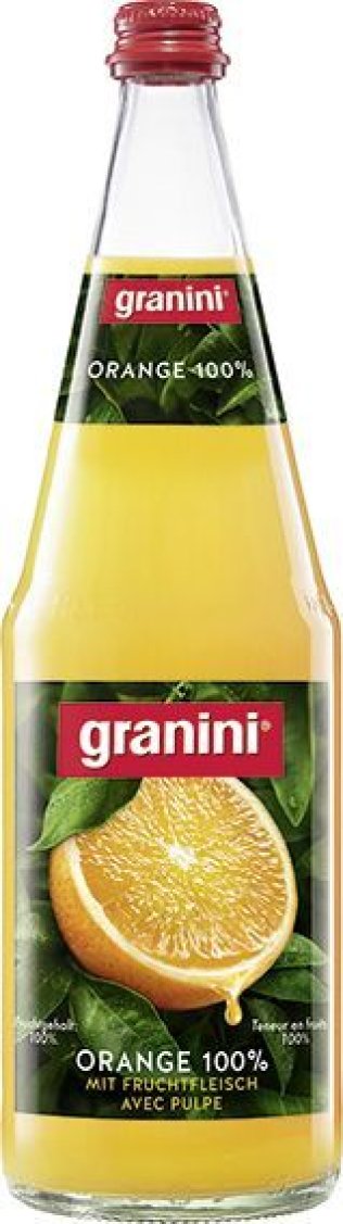 Granini reiner Orangensaft mit Fruchtfleisch 100cl MW 6er Har
