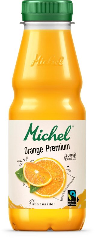 Michel Orange Premium Fair Trade 100% 33cl PET 4x6er Tray