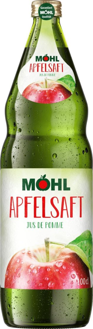 Möhl Apfelsaft hell 100cl MW 12er Har