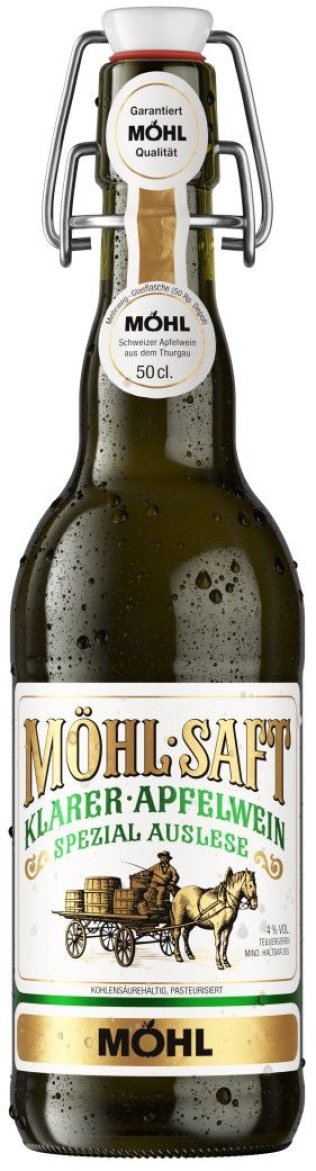Möhl Saft Klarer-Apfelwein Spezial Auslese 50cl MW B 15er Har
