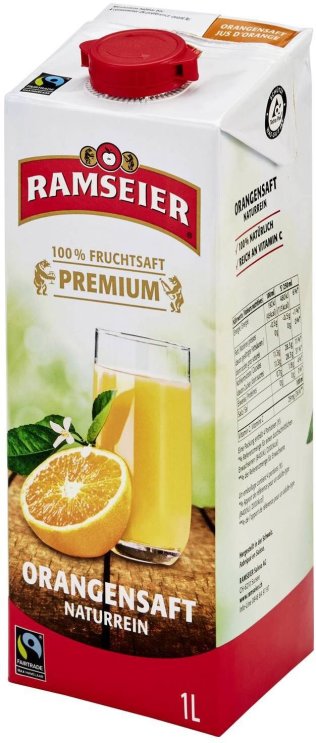 Ramseier MH Premium Orangensaft 100cl Tetra 12er Tray