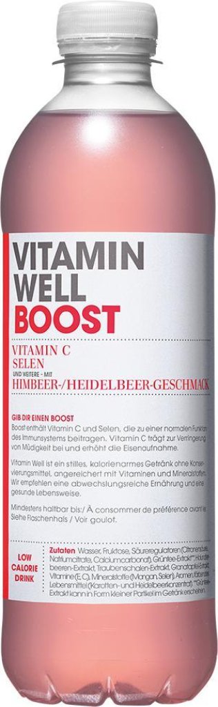 Vitamin Well Boost 50cl PET 12er Tray