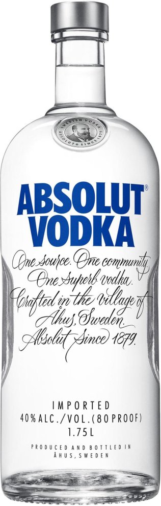Vodka Absolut 175cl EW 6er Kart