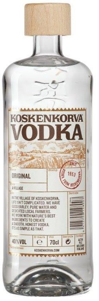 Vodka Koskenkorva Pure Original 70cl EW 6er Kart