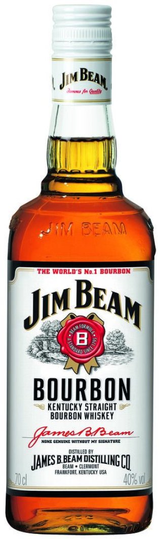 Whiskey Jim Beam Straight Bourbon 70cl EW 6er Kart