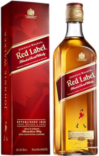 Whisky Red Label Johnnie Walker 70cl EW 6er Kart