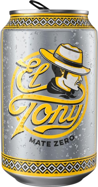 El Tony Mate & Guarana Zero 33cl Dose 24er Tray