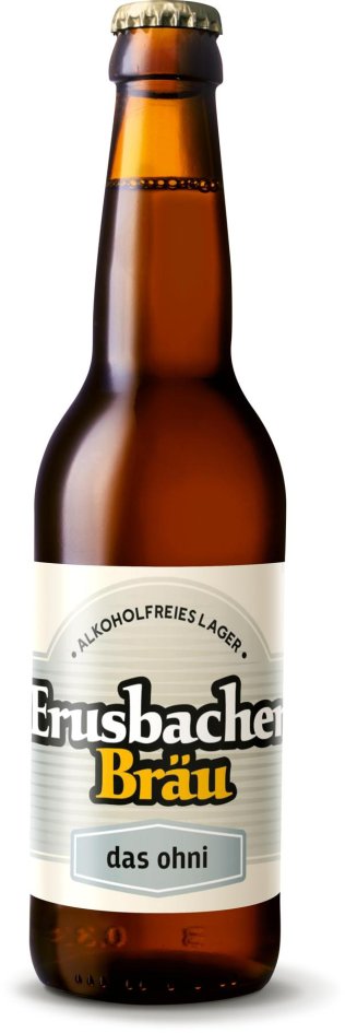 Erusbacher Bräu das ohni alkoholfrei 33cl EW 6x4er Tray