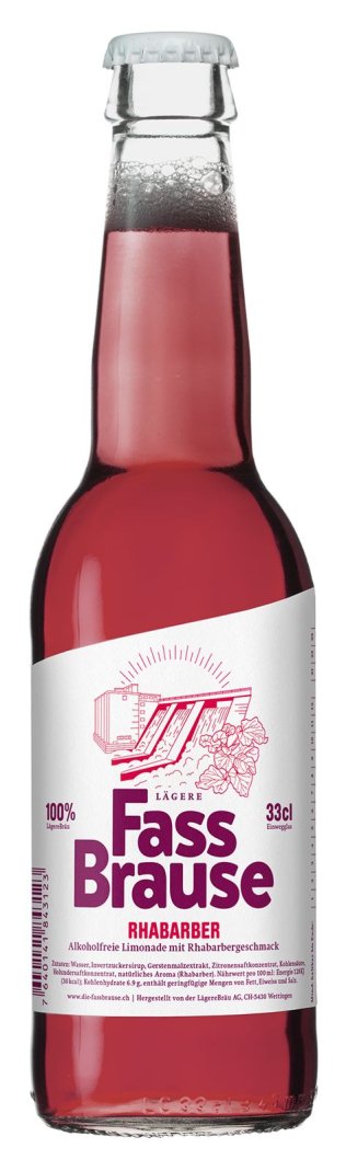 Lägerebräu Fassbrause Rhabarber 33cl EW 10er Har