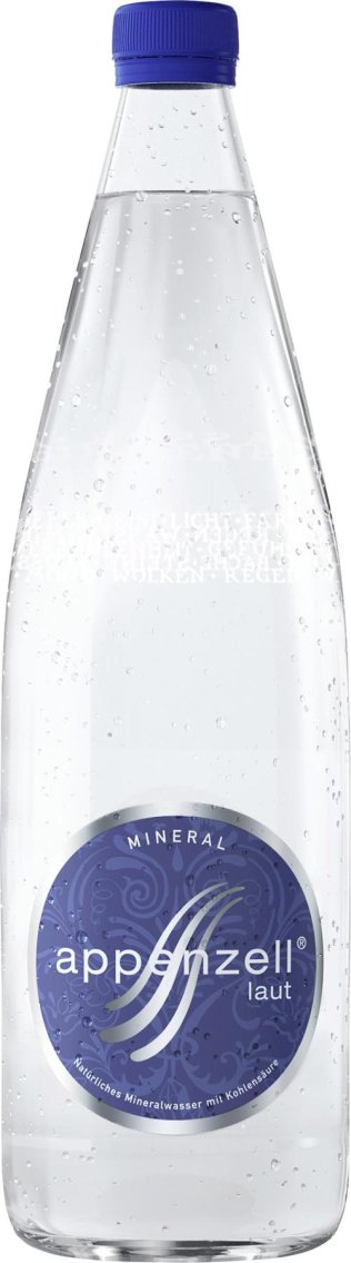 Appenzell Mineral laut viel Kohlensäure 80cl MW 12er Har