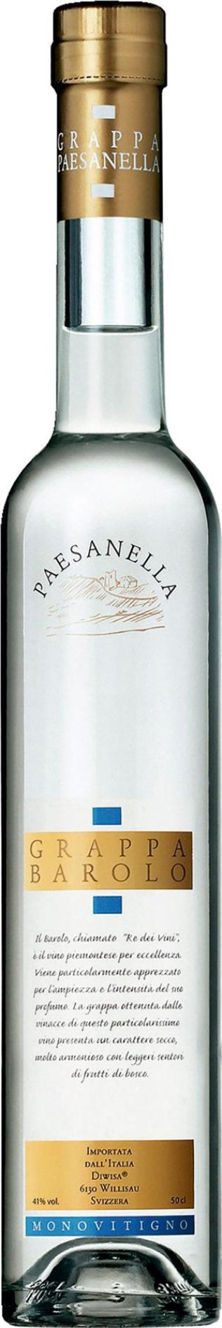 Grappa Barolo Paesanella 50cl EW 6er Kart