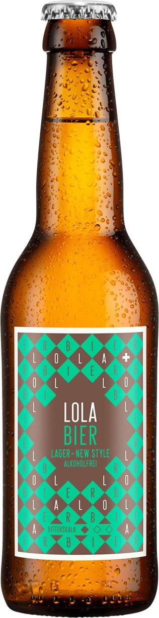 Lola Bier New Style Lager alkoholfrei 33cl MW 24er Har