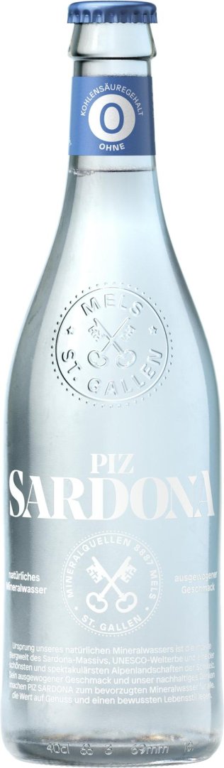 Piz Sardona 0 ohne Kohlensäure 40cl MW 20er Har