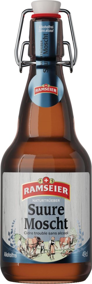 Ramseier Suure Moscht alkoholfrei naturtrüb 49cl MW B 12er Har