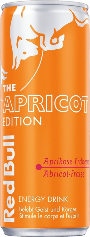 Red Bull Aprikose 25cl Dose 24er Tray