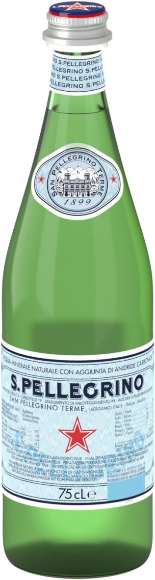 San Pellegrino mit Kohlensäure 75cl MW 16er Har
