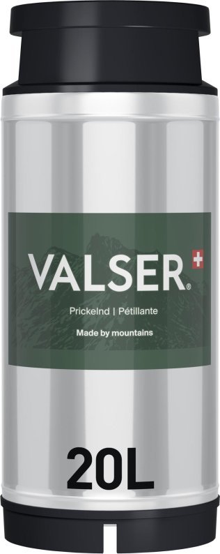 Valser Prickelnd mit Kohlensäure 20 Lt 100cl 20L Tank