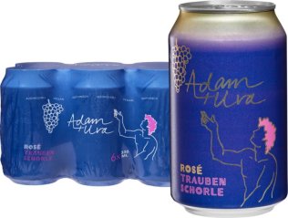 Adam&Uva Traubenschorle Rosé Dosen * 33cl KAR