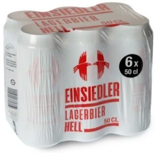 Einsiedeln Lager Bier  4x6er-Pack (Dosen) 50cl KAR