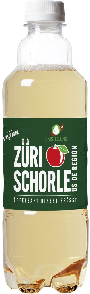 Züri Schorle Apfelsaft Bio Knospe  (PET Pack) * 50cl KAR