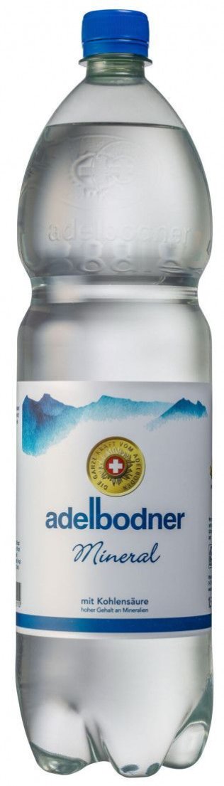 Adelbodner Mineral blau prickelnd (PET 6er-Pack) 150cl KAR