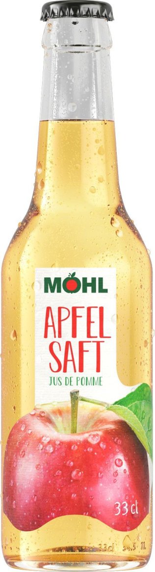 Möhl Apfelsaft hell MW 33cl HAR