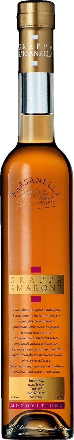 Grappa Paesanella  Amarone Barrique 50cl 50cl KAR