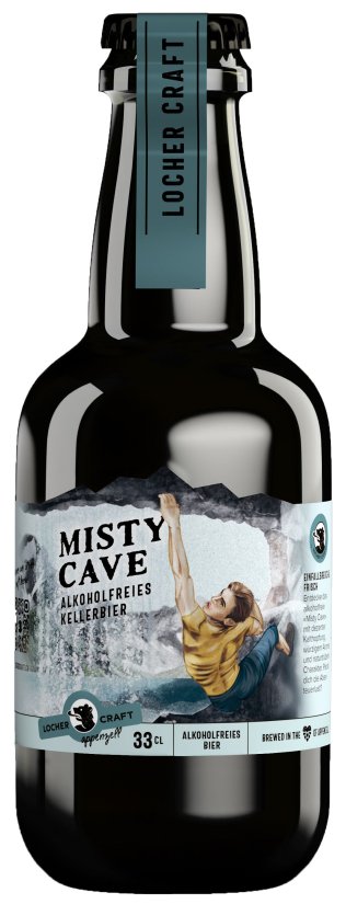 Locher Craft Bier Misty Cave alkoholfrei MW 33cl HAR