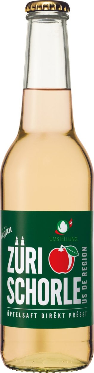 Züri Schorle Apfelsaft Bio Knospe  (EW 24er Pack) 33cl KAR