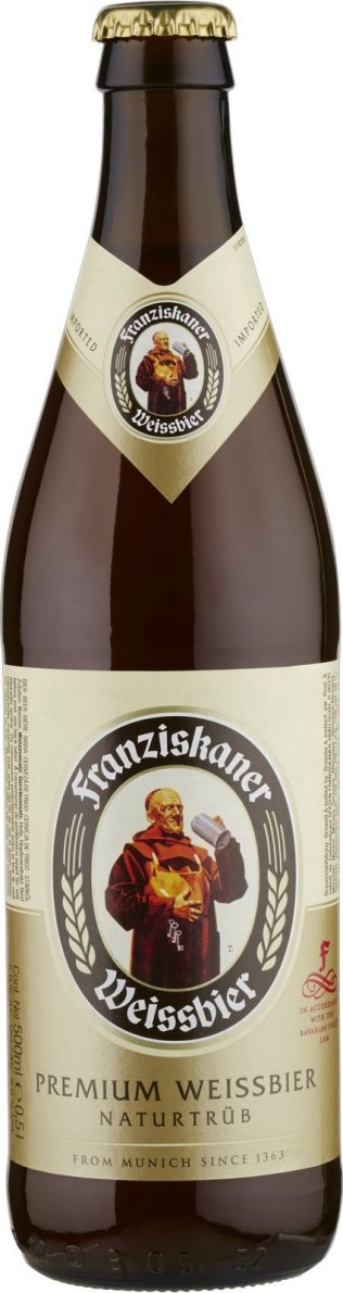 Franziskaner Hefe hell MW 50cl HAR