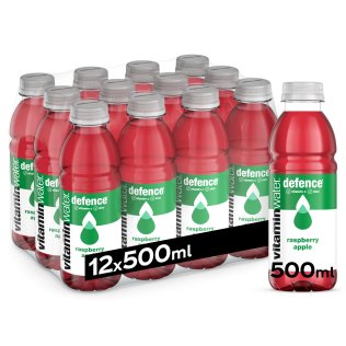 Glaceau VWTR Defence Himbeere & Apfel (PET Pack) * Vitaminwater 50cl KAR