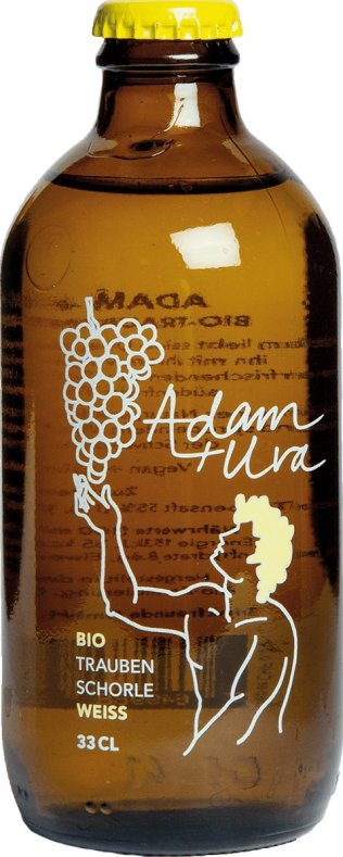 Adam&Uva Traubenschorle weiss Bio MW * 33cl HAR