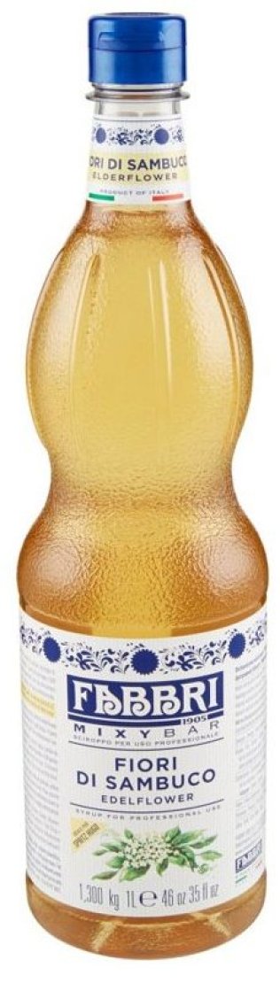 Fabbri Sirup Elderflower 100cl PET 6er Kart
