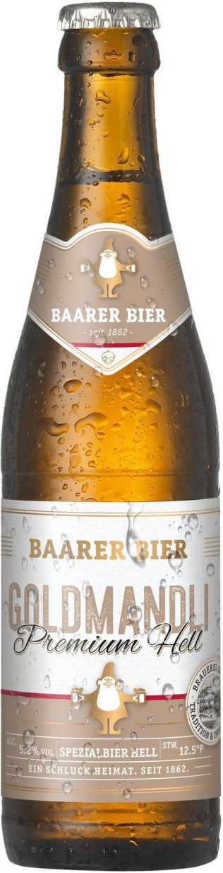 Baarer Goldmandli Premium hell 33cl MW 24er Har