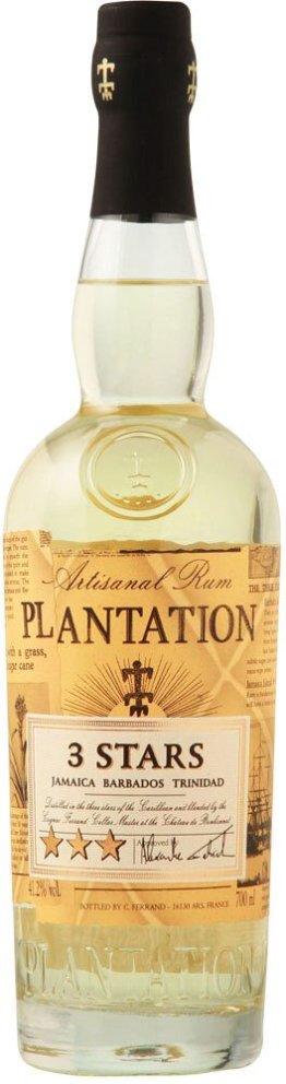 Rum Plantation Artisanal Rum 3 Stars White 70cl EW 6er Kart