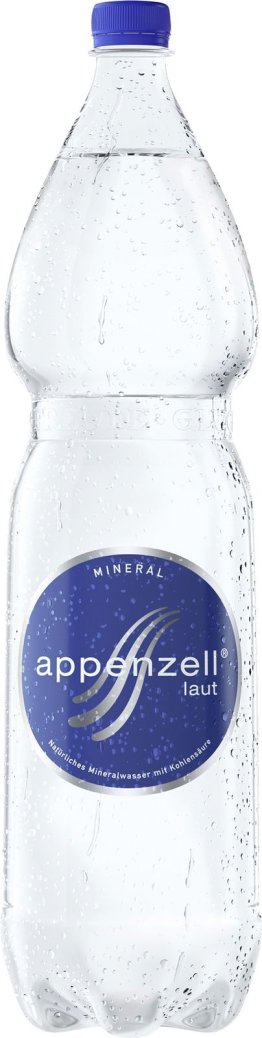Appenzeller Mineral Laut viel Co2 150cl PET 6er Har