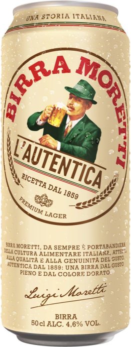 Birra Moretti 50cl Dose 24er Tray