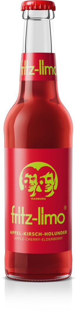 Fritz Limo Apfel Kirsch Holunderlimonade 33cl MW 24er Har