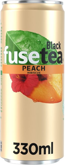 Fusetea Peach Hibiscus Dose 33cl Dose 24er Tray