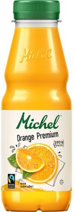 Michel Orange Premium Fair Trade 100% 33cl PET 4x6er Tray