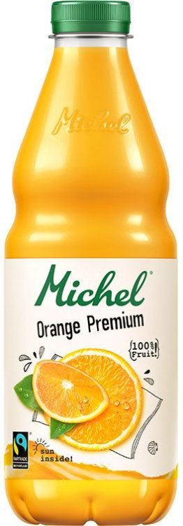 Michel Orange Premium Fair Trade 100% 100cl PET 4er Fop